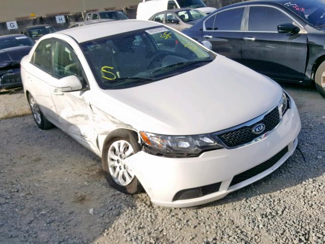 KNAFU4A23C5491495 - 2012 KIA FORTE EX WHITE photo 1