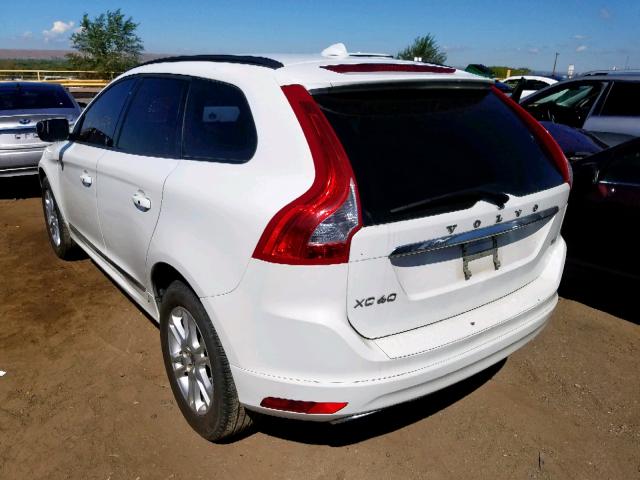 YV440MDJ1F2685230 - 2015 VOLVO XC60 T5 WHITE photo 3