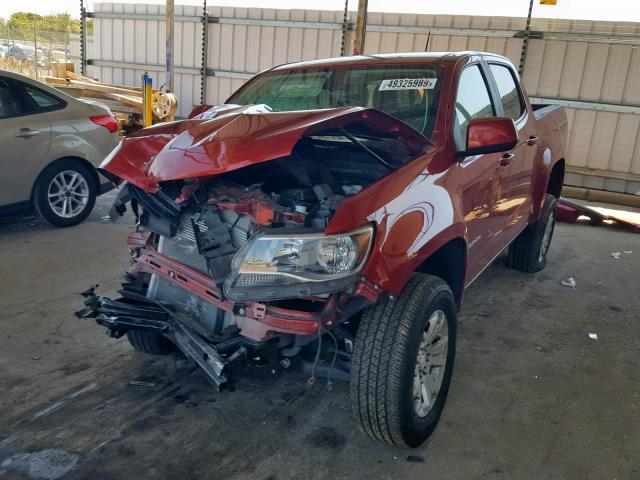 1GCGSCE30G1349287 - 2016 CHEVROLET COLORADO L RED photo 2