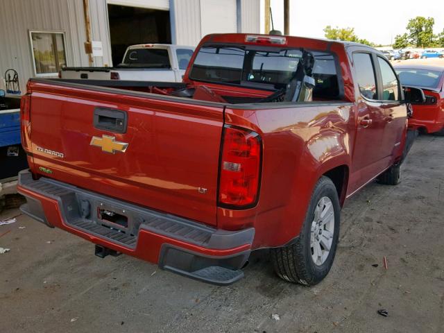 1GCGSCE30G1349287 - 2016 CHEVROLET COLORADO L RED photo 4