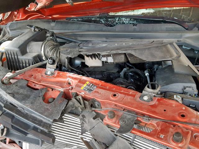 1GCGSCE30G1349287 - 2016 CHEVROLET COLORADO L RED photo 7