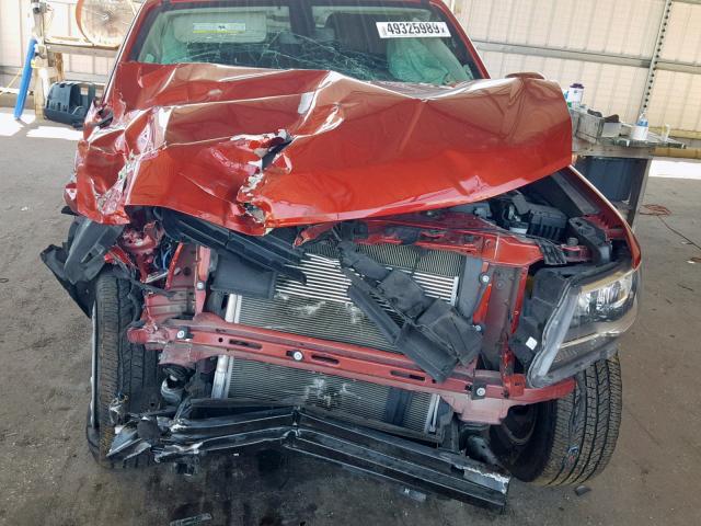 1GCGSCE30G1349287 - 2016 CHEVROLET COLORADO L RED photo 9