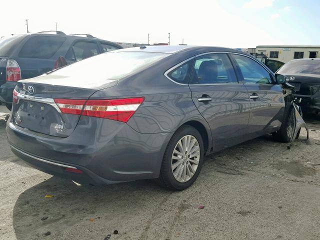 4T1BD1EB1DU008289 - 2013 TOYOTA AVALON HYB GRAY photo 4