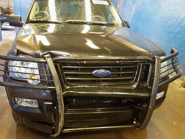 1FMEU74E88UA98185 - 2008 FORD EXPLORER E BROWN photo 9