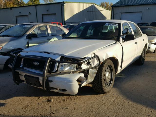 2FAHP71V69X125011 - 2009 FORD CROWN VICT WHITE photo 2