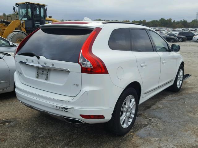 YV440MDJ4G2810917 - 2016 VOLVO XC60 T5 WHITE photo 4