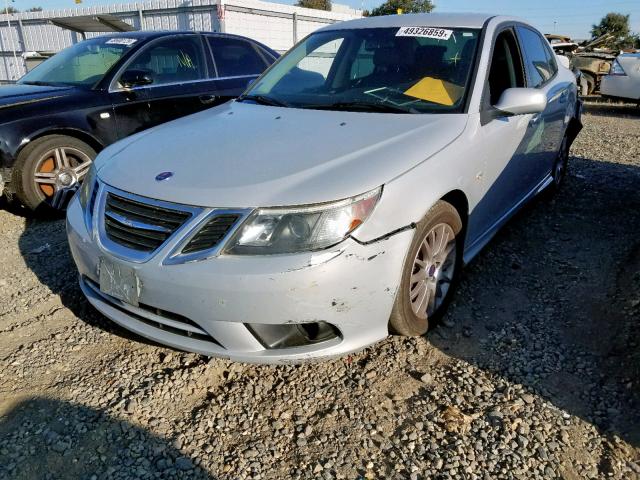 YS3FB49YX81138101 - 2008 SAAB 9-3 2.0T SILVER photo 2