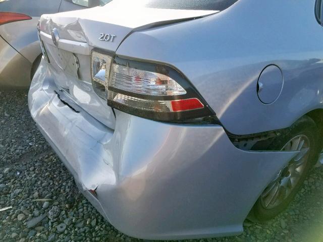 YS3FB49YX81138101 - 2008 SAAB 9-3 2.0T SILVER photo 9