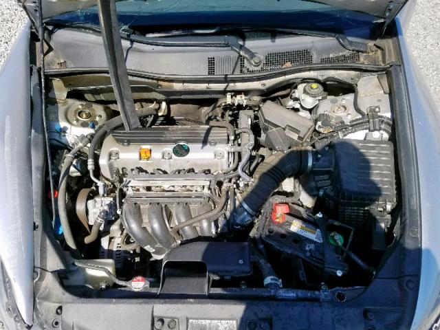 1HGCP26419A165708 - 2009 HONDA ACCORD LXP SILVER photo 7