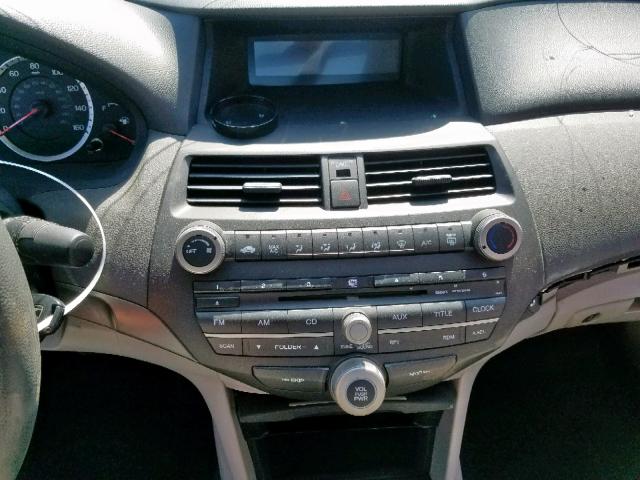 1HGCP26419A165708 - 2009 HONDA ACCORD LXP SILVER photo 9