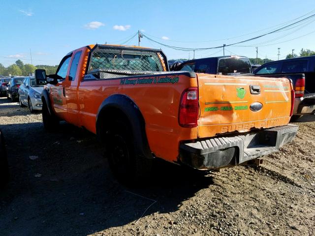 1FTSX20568EA40948 - 2008 FORD F250 SUPER ORANGE photo 3