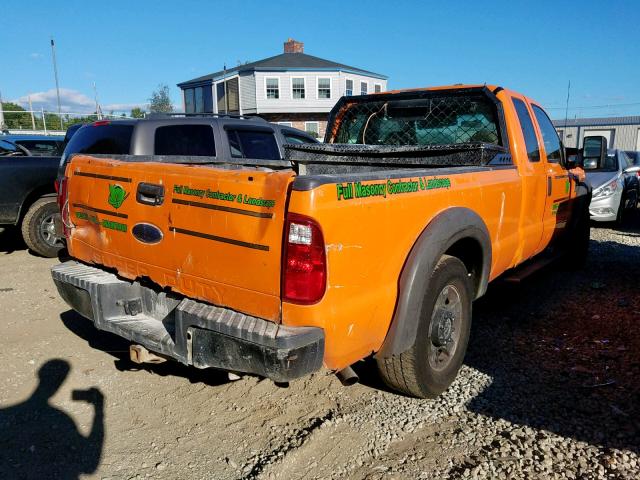 1FTSX20568EA40948 - 2008 FORD F250 SUPER ORANGE photo 4