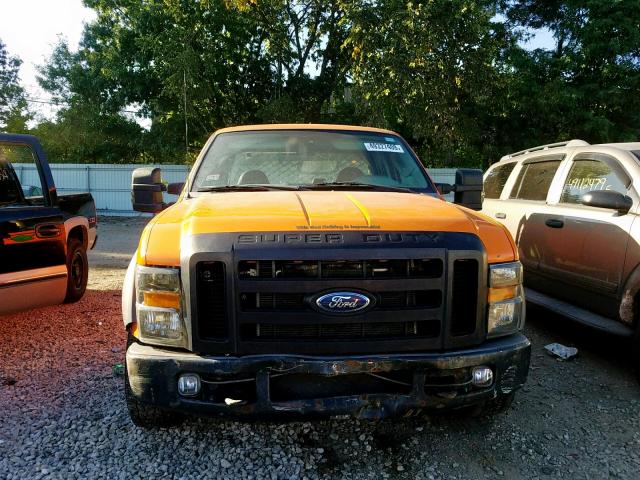 1FTSX20568EA40948 - 2008 FORD F250 SUPER ORANGE photo 9