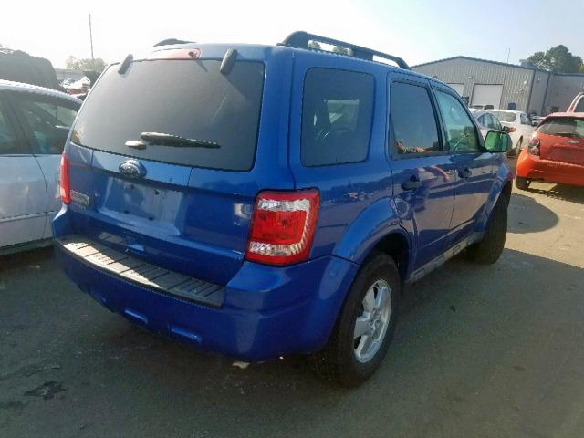 1FMCU0D75BKB36622 - 2011 FORD ESCAPE XLT BLUE photo 4