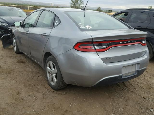 1C3CDFBB6FD227458 - 2015 DODGE DART SXT GRAY photo 3