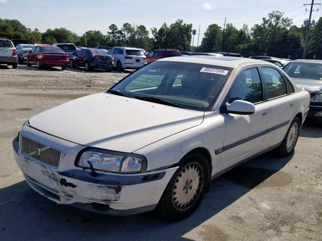 YV1TS94D4Y1081593 - 2000 VOLVO S80 WHITE photo 2