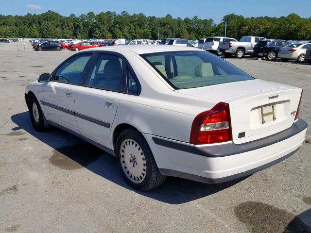 YV1TS94D4Y1081593 - 2000 VOLVO S80 WHITE photo 3