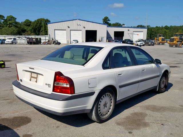 YV1TS94D4Y1081593 - 2000 VOLVO S80 WHITE photo 4