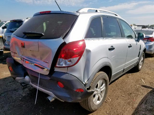 3GSDL43N09S592078 - 2009 SATURN VUE XE SILVER photo 4