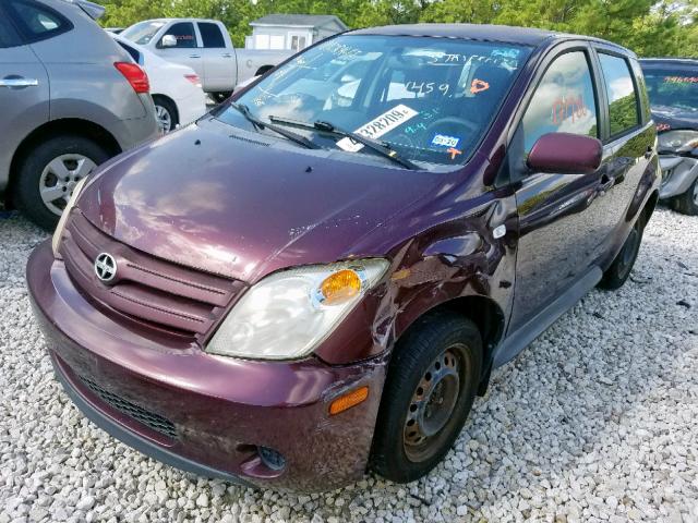 JTKKT624340068620 - 2004 TOYOTA SCION XA MAROON photo 2