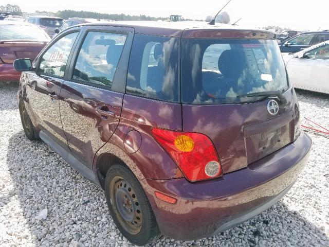 JTKKT624340068620 - 2004 TOYOTA SCION XA MAROON photo 3