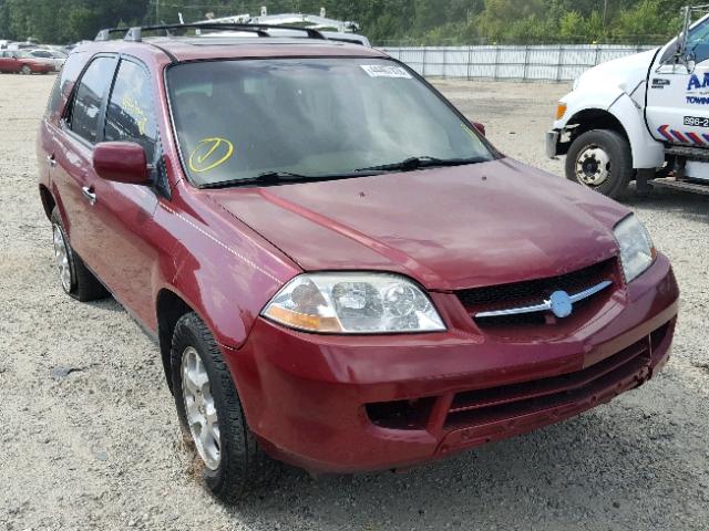 2HNYD18882H535402 - 2002 ACURA MDX TOURIN MAROON photo 1