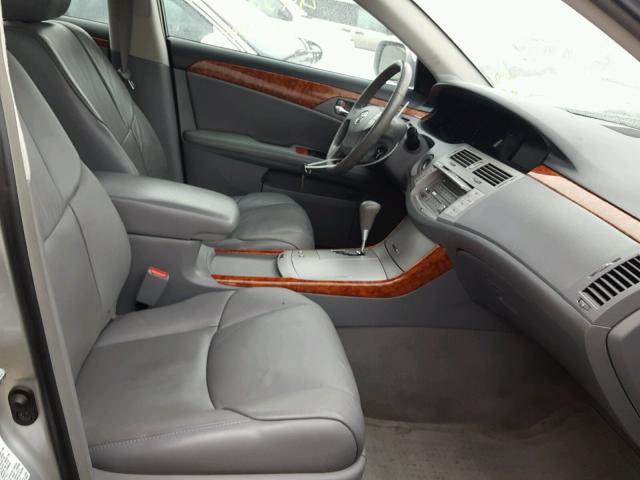 4T1BK36B07U236918 - 2007 TOYOTA AVALON XL SILVER photo 5