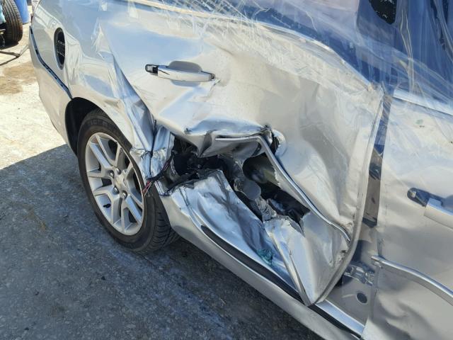 1G11C5SLXEF241190 - 2014 CHEVROLET MALIBU 1LT SILVER photo 9