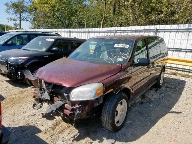 1GNDV23148D197236 - 2008 CHEVROLET UPLANDER L MAROON photo 2