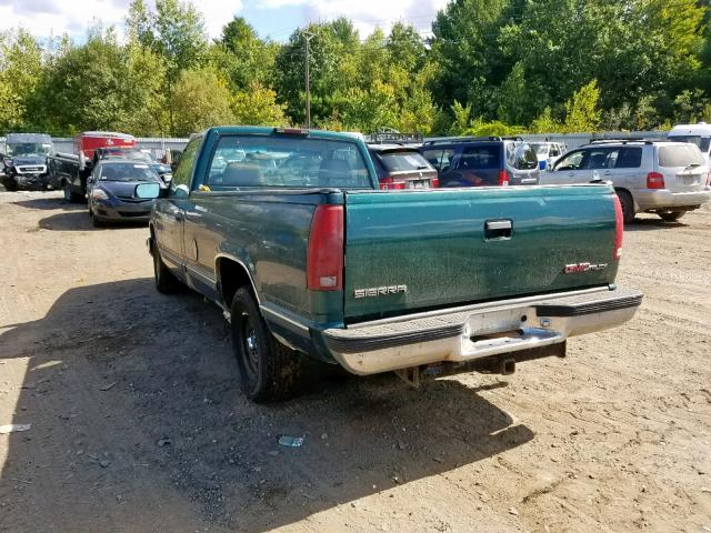 1GTEC14M7TZ516632 - 1996 GMC SIERRA C15 GREEN photo 3