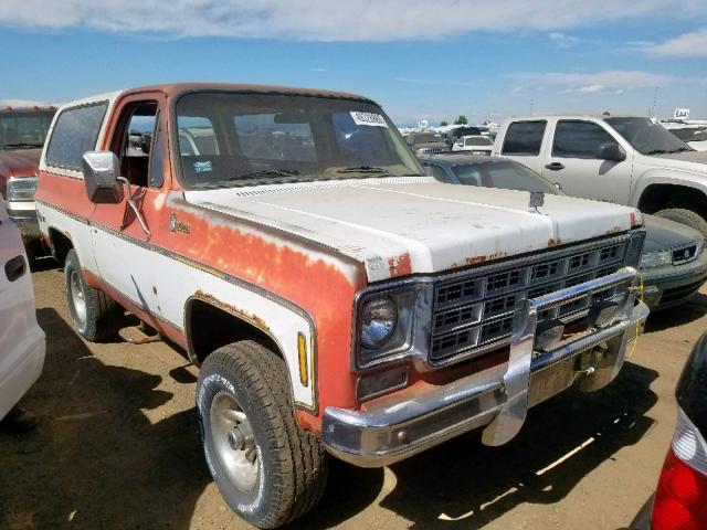 CKR187F113406 - 1977 CHEVROLET BLAZER RED photo 1