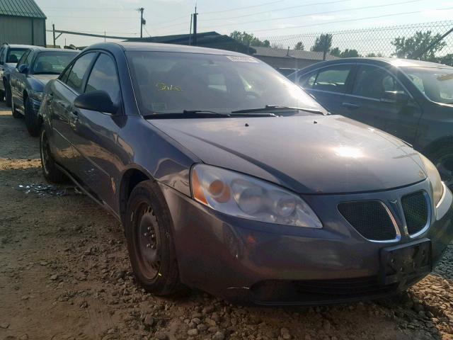 1G2ZF55B464286292 - 2006 PONTIAC G6 SE GRAY photo 1