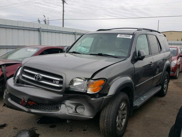 5TDZT38A74S218551 - 2004 TOYOTA SEQUOIA LI TAN photo 2