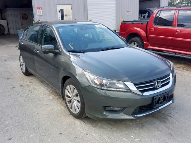 1HGCR2F83FA128460 - 2015 HONDA ACCORD EXL GRAY photo 1