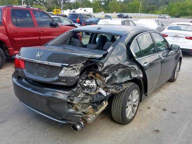 1HGCR2F83FA128460 - 2015 HONDA ACCORD EXL GRAY photo 4