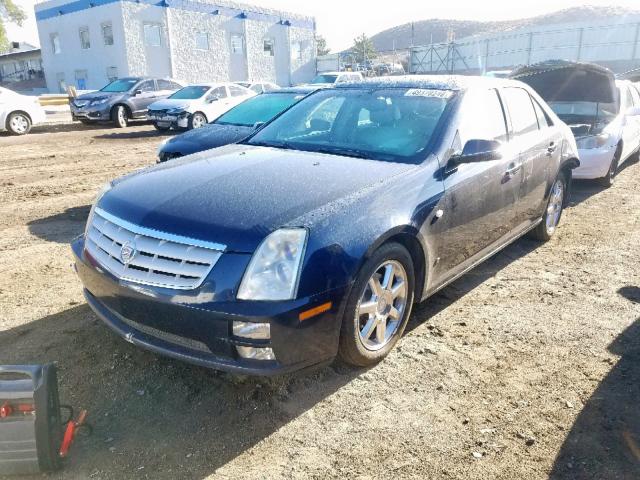 1G6DC67A960183615 - 2006 CADILLAC STS BLUE photo 2