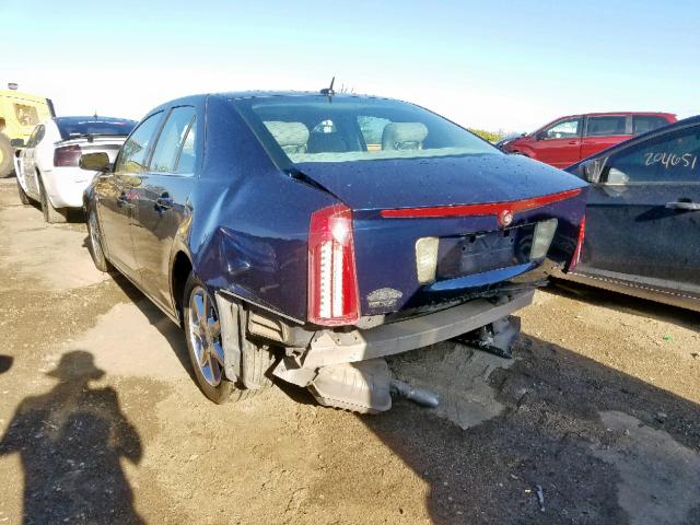 1G6DC67A960183615 - 2006 CADILLAC STS BLUE photo 3