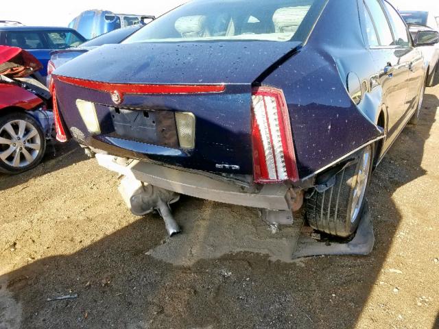 1G6DC67A960183615 - 2006 CADILLAC STS BLUE photo 9