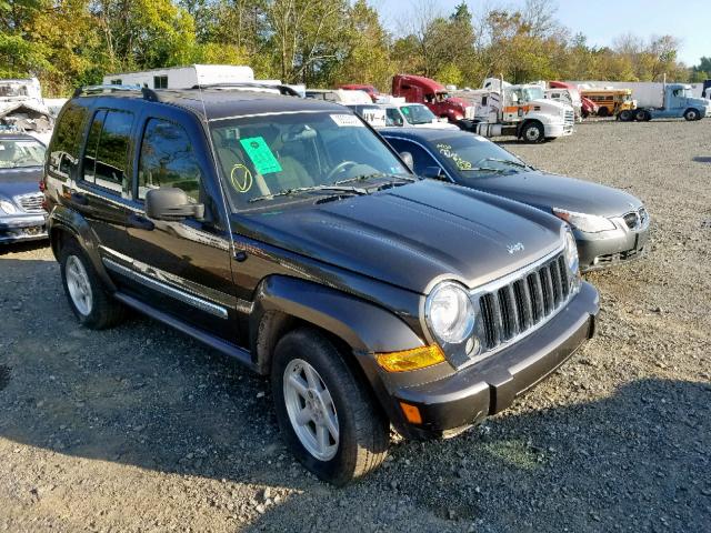 1J8GL58K86W240534 - 2006 JEEP LIBERTY LI GRAY photo 1