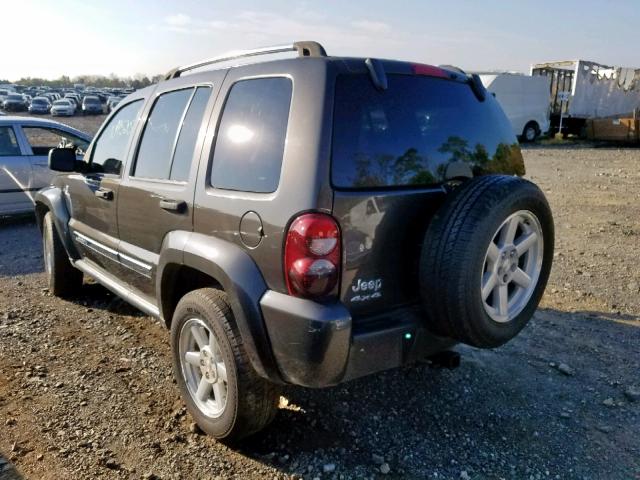 1J8GL58K86W240534 - 2006 JEEP LIBERTY LI GRAY photo 3