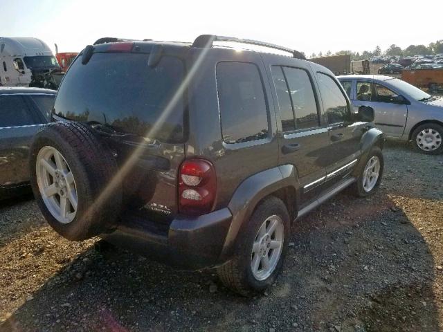 1J8GL58K86W240534 - 2006 JEEP LIBERTY LI GRAY photo 4