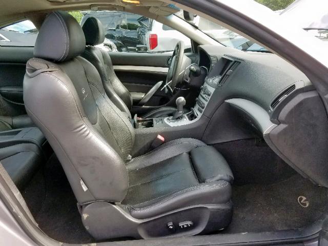 JNKCV64E88M108618 - 2008 INFINITI G37 BASE SILVER photo 5