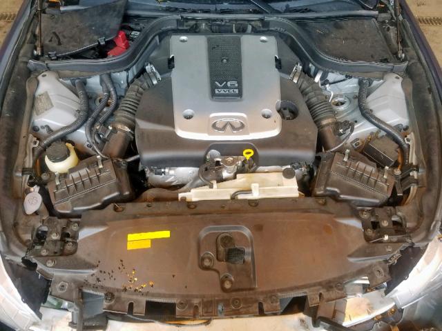 JNKCV64E88M108618 - 2008 INFINITI G37 BASE SILVER photo 7