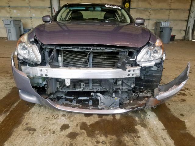 JNKCV64E88M108618 - 2008 INFINITI G37 BASE SILVER photo 9