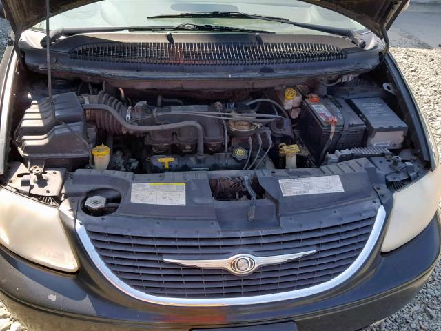 2C8GP64L83R202823 - 2003 CHRYSLER TOWN & COU BLUE photo 7