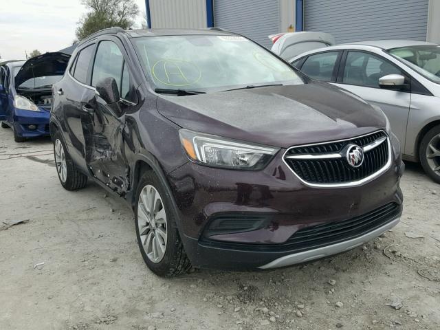 KL4CJASB7HB128034 - 2017 BUICK ENCORE PRE BURGUNDY photo 1