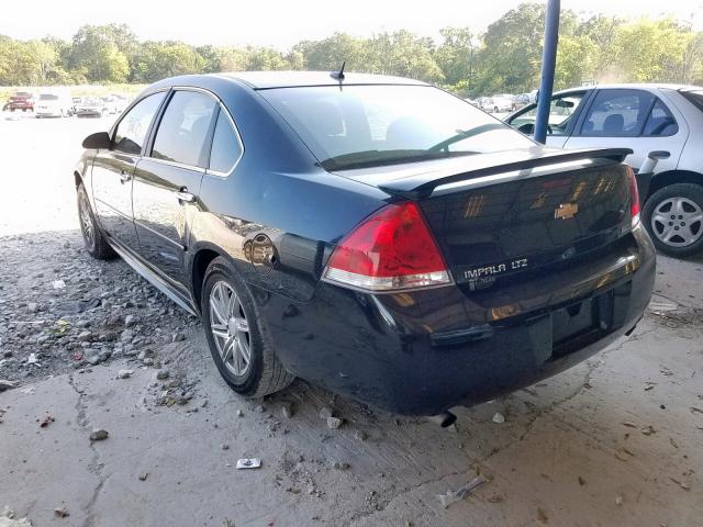 2G1WC5E35D1209450 - 2013 CHEVROLET IMPALA LTZ BLACK photo 3