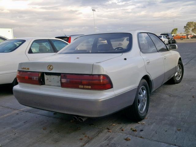 JT8GK13T8R0029682 - 1994 LEXUS ES 300 WHITE photo 4