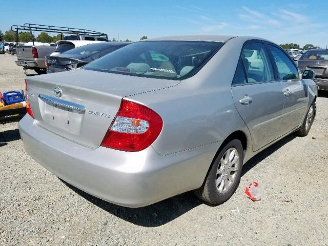 4T1BE32K63U733978 - 2003 TOYOTA CAMRY LE SILVER photo 4