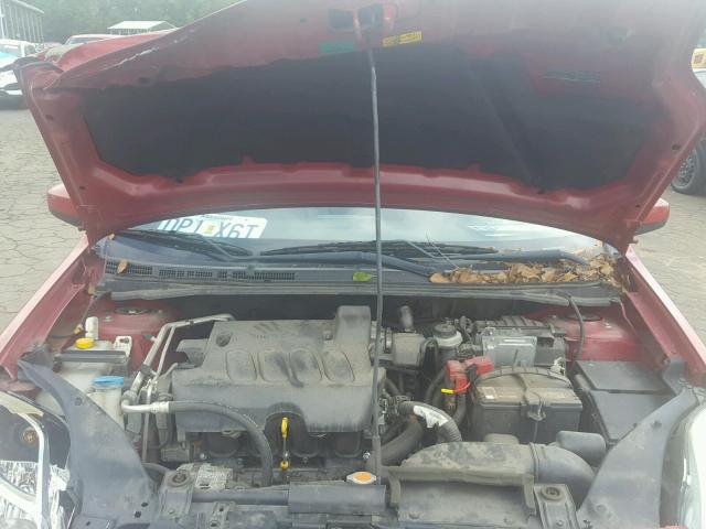 3N1AB6AP7CL674041 - 2012 NISSAN SENTRA 2.0 RED photo 7